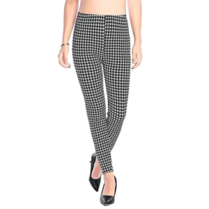 Waisted Leggings Cartoon  Leggings  Punk  Disco Pants  Trousers Houndstooth