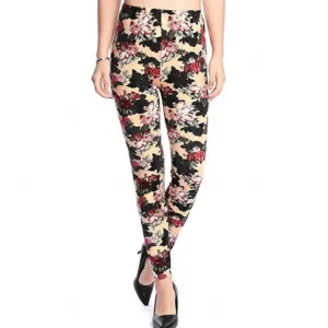 Workout Cartoon Printed Leggings Stretch Clubwear Trousers